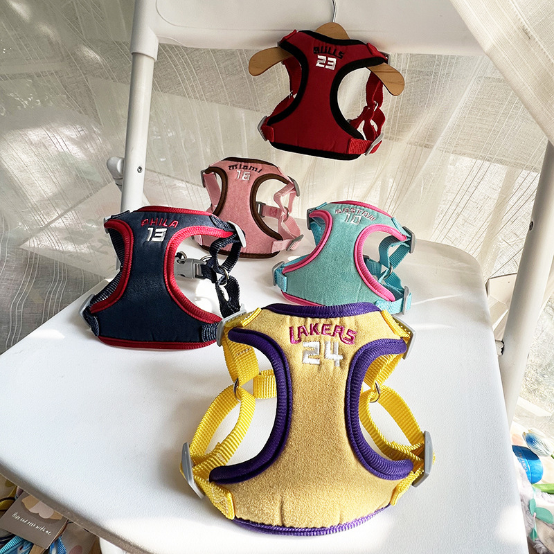 Θωρακική γιλέκα με διχτυωτή κατασκευή για σκύλους — Crisp Pet, ιμάντας/αλυσίδα κατοικίδιων