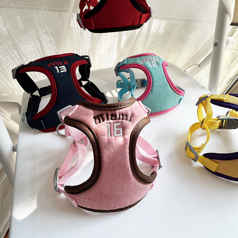 Θωρακική γιλέκα με διχτυωτή κατασκευή για σκύλους — Crisp Pet, ιμάντας/αλυσίδα κατοικίδιων