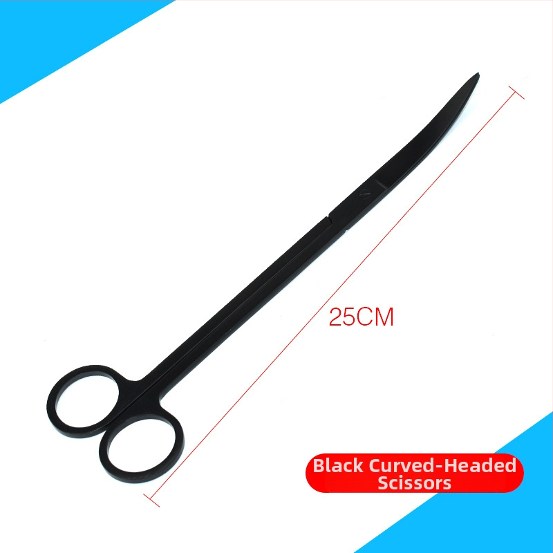 Nerezové oceľové nástroje pre akvárium: pinzeta na vodné rastliny, plochá lopatka na piesok a nožnice (Materiál: nerezová oceľ; Tvar hlavy: rovný; Obsahuje: pinzeta, plochá lopatka, nožnice)