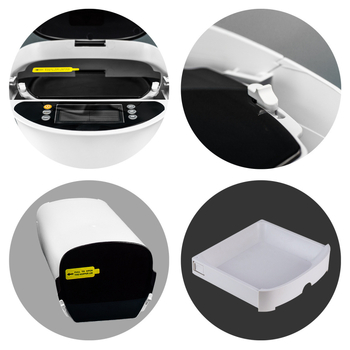 Pametna hranilica za kućne ljubimce s upravljačem na tipke, vremenski i porcijski način hranjenja, bez interneta, kapacitet 7,5 L