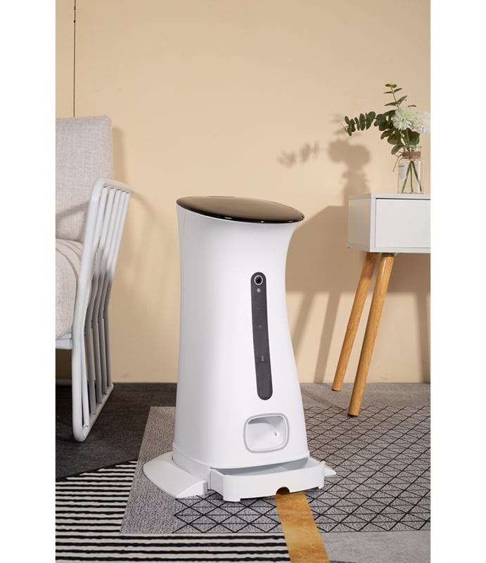 Pametna hranilica za kućne ljubimce s upravljačem na tipke, vremenski i porcijski način hranjenja, bez interneta, kapacitet 7,5 L