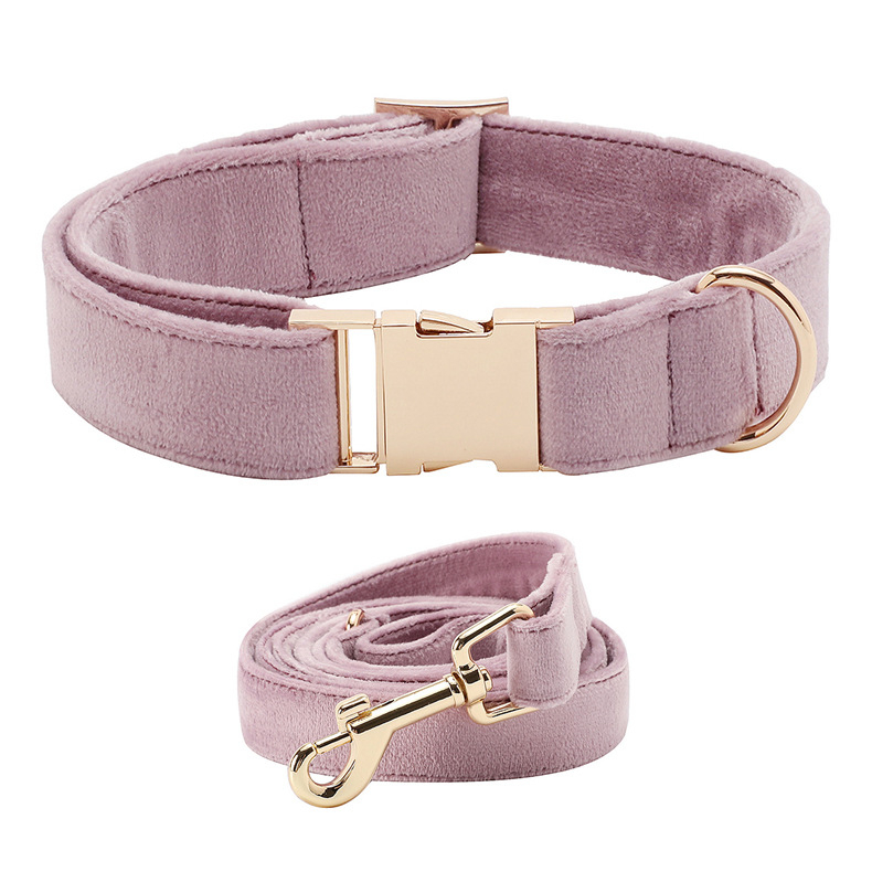 Σετ περιλαίμιο σκύλου από ύφασμα με αναδιπλούμενο λουρί και εξατομικευμένη χάραξη — μάρκα KIKO