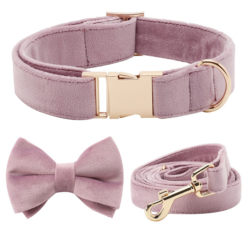 Σετ περιλαίμιο σκύλου από ύφασμα με αναδιπλούμενο λουρί και εξατομικευμένη χάραξη — μάρκα KIKO