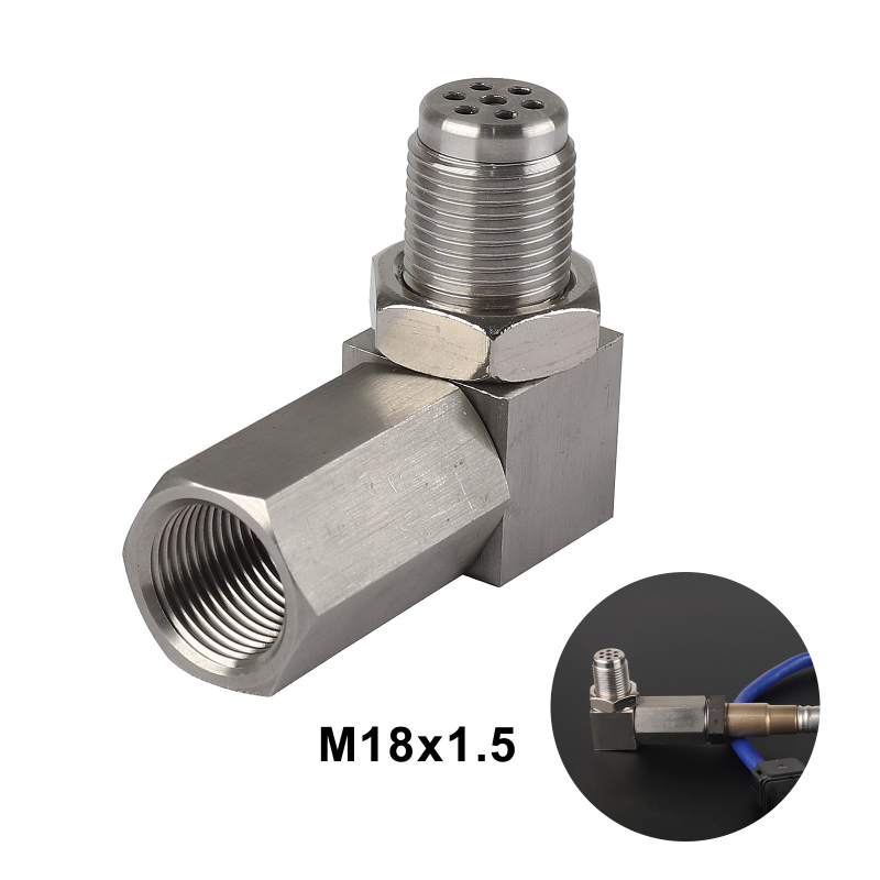 Konektor kisiknog senzora za automobil, 90° kut, M18x1.5 navoj, univerzalna kompatibilnost, model AL870932460616
