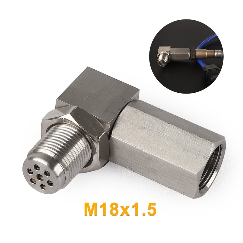Konektor kisiknog senzora za automobil, 90° kut, M18x1.5 navoj, univerzalna kompatibilnost, model AL870932460616