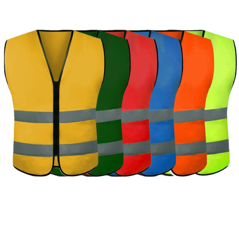 Γιλέκο υψηλής ορατότητας με ανακλαστικά – χωρίς τσέπες, Υποστήριξη εκτύπωσης λογότυπου; Μοντέλο HC-002/HC-012; Μάρκα Haichuan; Δυνατότητα ιδιωτικής ετικέτας