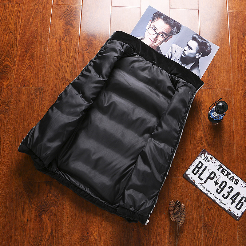 Γιλέκο με σταθερό γιακά, φερμουάρ, χαλαρή γραμμή, πλαϊνές τσέπες