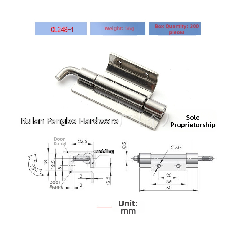 Skriveni šark od nehrđajućeg čelika za ormariće, SUS201/SUS304/SUS316, elektroforetska završna obrada, moderni minimalistički stil