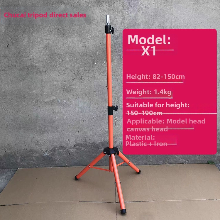 Glava za lutku za periku s tripodom – duga svila kosa, duge kovrče s ofinou, može se bojiti, podrška oblikovanju glave