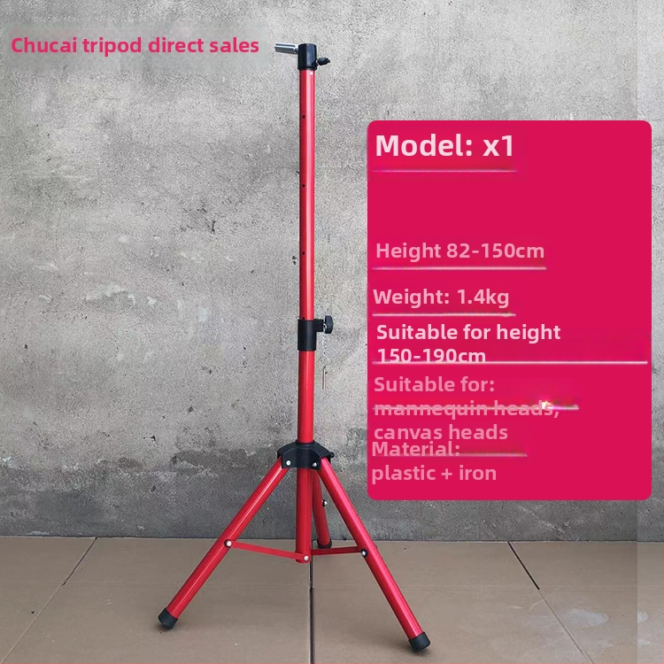 Glava za lutku za periku s tripodom – duga svila kosa, duge kovrče s ofinou, može se bojiti, podrška oblikovanju glave