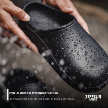 Férfi EVA klumpa vastag talppal, vízálló, slip-on, kültéri nyári papucs