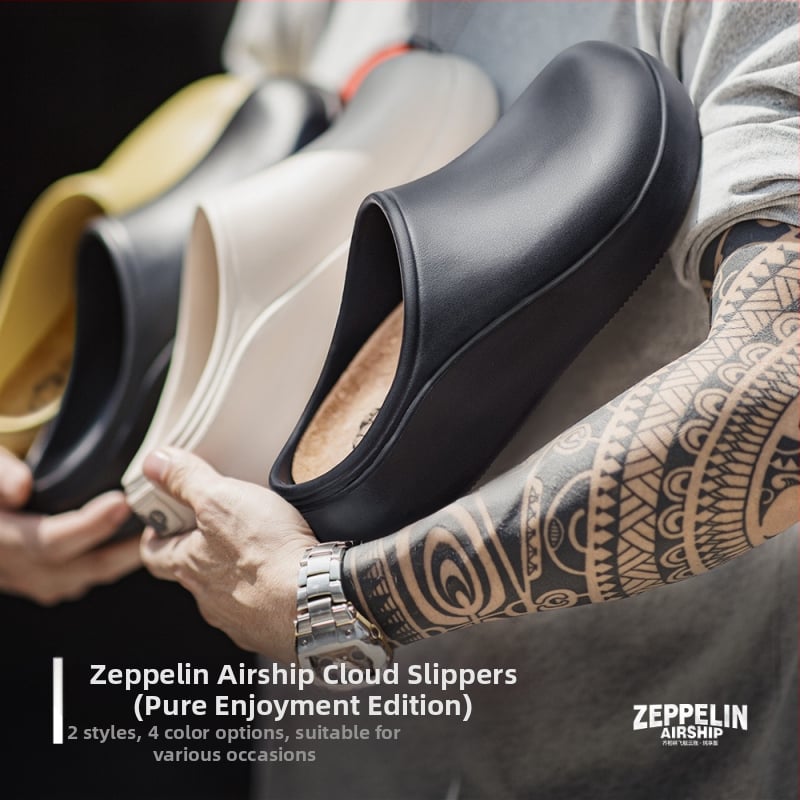 Férfi EVA klumpa vastag talppal, vízálló, slip-on, kültéri nyári papucs