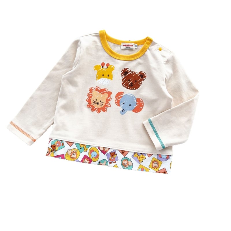 Dječje T‑shirt, unisex, japanski stil, dugi rukav, okrugli izrez, 90% pamuk