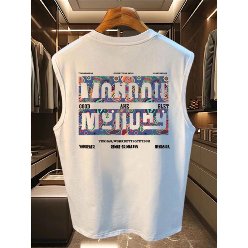 Свободен безръкав жилет с райета corduroy плат, полиестер 91–95%, боядисване, стил Хонг Конг