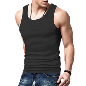 Спортна безръкавка с кръгла яка, тясно прилепване, 95% полиестер.