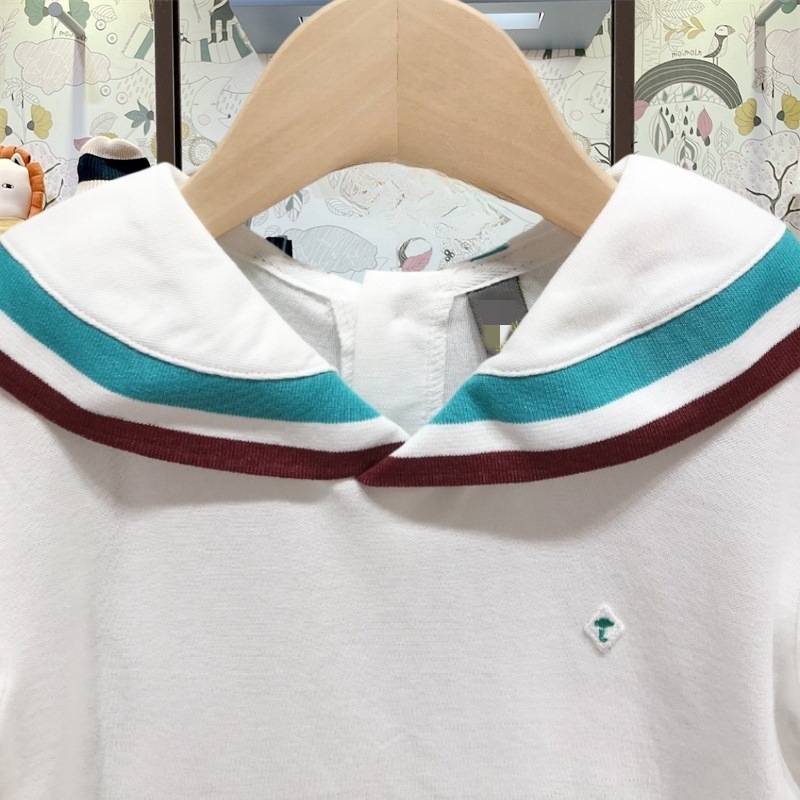 Unisex dječje kratke rukave majice, 100% pamuk, crtani uzorak, ljeto 2025