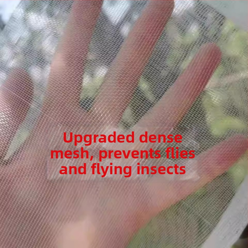 Najlon mreža za sušenje, protiv muha, prozračna, otporna na ptice, jednostupan mreža, paket 25 komada