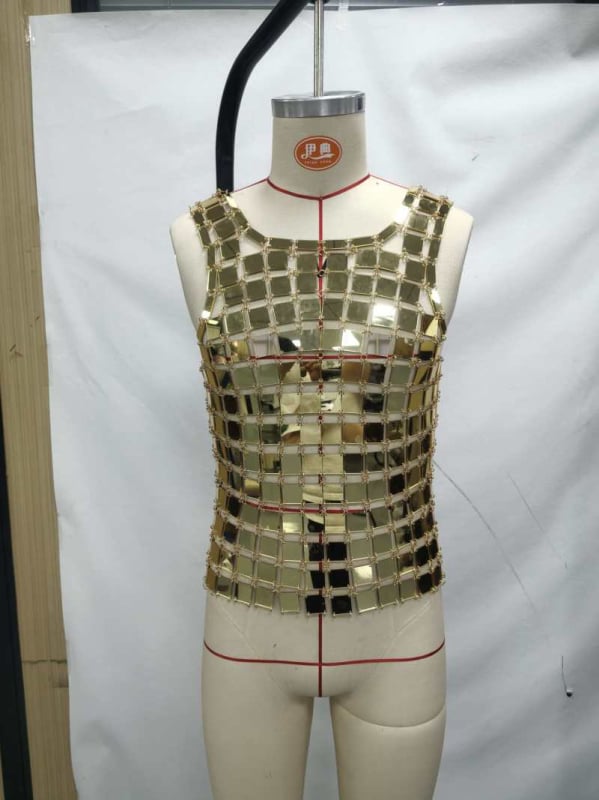 Мъжки потник с свободна кройка, едноцветен панк стил, полипропилен 90–95%, летен модел 2025