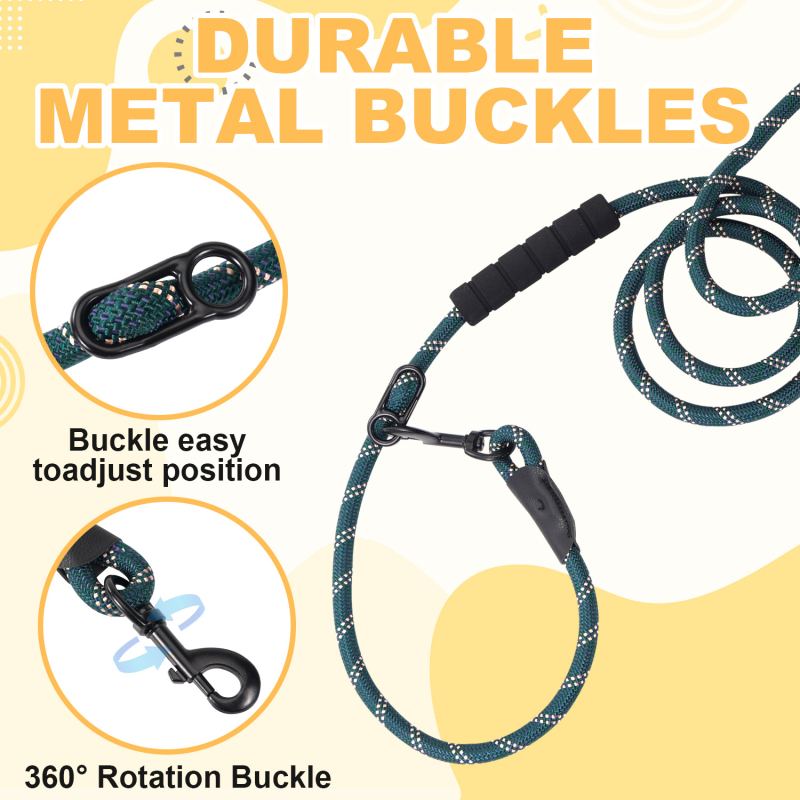 Dvostruki povodac za pse, najlon, dizajn 1:2, neproširiv