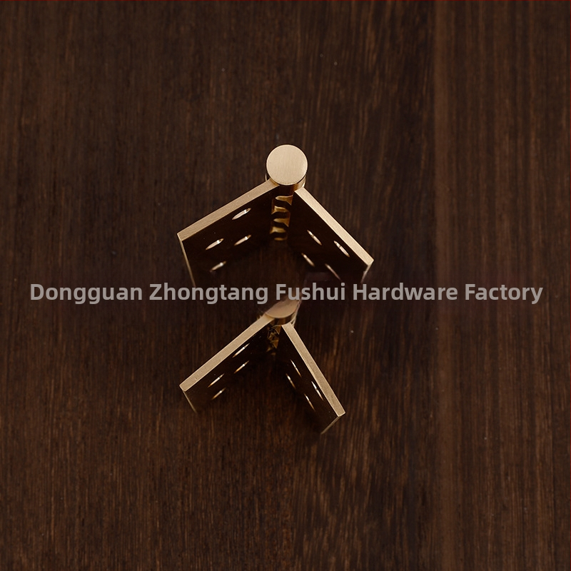 Šarnir s ležajem, bakreni, završna obrada struganim žicom, model 3043, brend FUSUI, moderan jednostavan stil