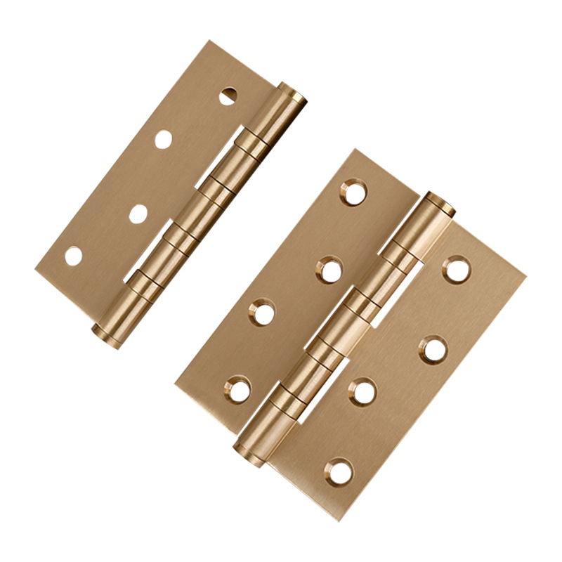 Šarnir s ležajem, bakreni, završna obrada struganim žicom, model 3043, brend FUSUI, moderan jednostavan stil