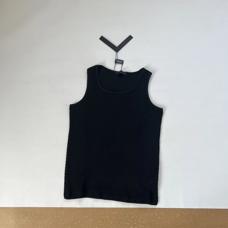 Безръкав плетен жилет с шарка на пчелна клетка и 3D жакардова текстура, тясна кройка, полиестер 95%, прав подгъв