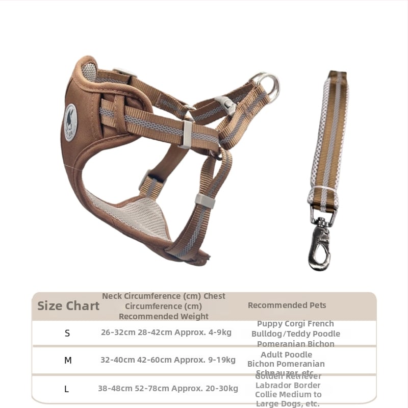 Prsni remen za pse od Oxford platna, marka Wanjia, fiksni remen