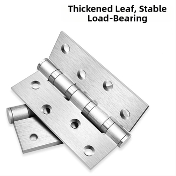 Sklopiva šarka od nehrđajućeg čelika 304 za drvena vrata i namještaj, brušeni završetak, debljina 3 mm, model 3043, tih rad