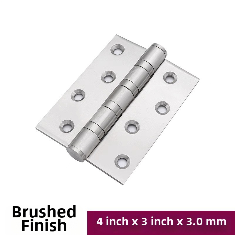 Sklopiva šarka od nehrđajućeg čelika 304 za drvena vrata i namještaj, brušeni završetak, debljina 3 mm, model 3043, tih rad