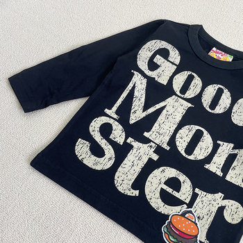 Dječja pamučna majica, uzorak slova i točaka, bez rukava, okrugli izrez