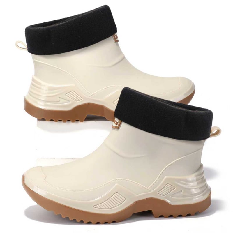 Muške kišne čizme, vodootporne, PU uložak, mrežasta podstava, niska visina čizme