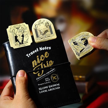 Clip pentru notebook din aliaj de zinc, cu motiv aristocrat de pisică – stil vintage, brand Yu xian, lansare 2025-11-14