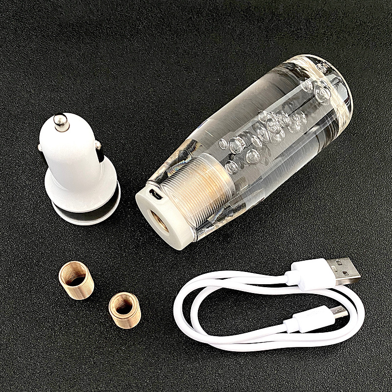 Cap LED pentru schimbător auto – design cilindric din cristal transparent; Brand Friendly chuang; Model Universal; Modele compatibile Universal