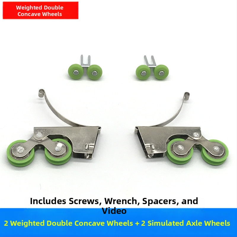 Gardróbajtó görgő – modell 608, vas, Xin shengfa, modern minimalizmus