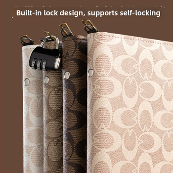 Kožni višefunkcionalni organizator za potvrde i bankovne depozite sa zatvaračem — model CDB0102100902, od Multi-Collection