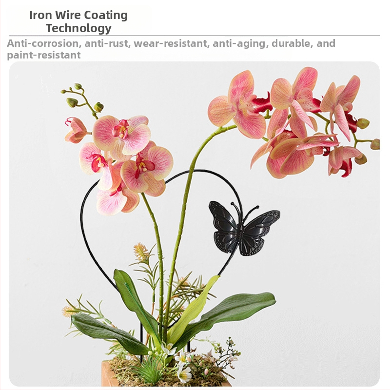 Željezni ukrasni držač za vrt za penjačke biljke, oblik planinske kornjače, podrška za bonsai lonac za balkon i dvorište (Tip: Zeleni ukrasni predmeti; Materijal: Čelik; Upotreba: Penjačke biljke; Uvoz: Ne; Marka: Nema)