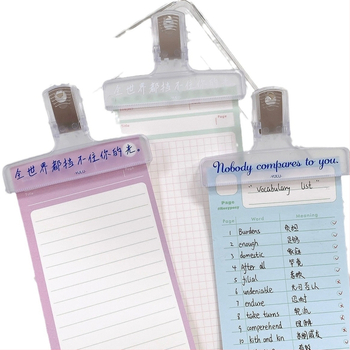 Držiak na zápisník – priehľadný plast, stolný organizér, Bensheng