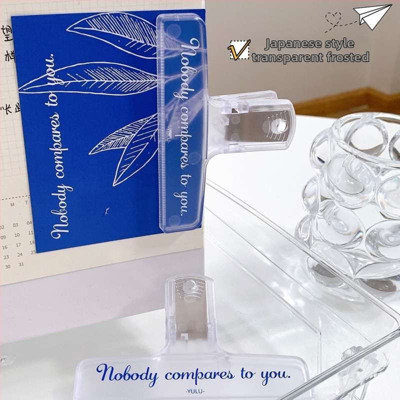 Držiak na zápisník – priehľadný plast, stolný organizér, Bensheng