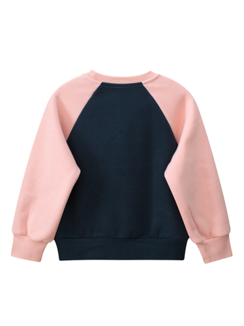 Pulover pentru copii cu căptușeală din fleece, stil coreean, model desen animat, material din bumbac cu căptușeală poliester