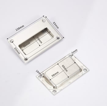 Skrivena ručica od nehrđajućeg čelika za klizna vrata, ormariće i ladice — model DB-012, materijal 304/201, moderni jednostavni stil