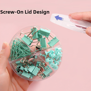 Set rohových klipov – plast a kov, model Yl79, balené v krabičke, značka Leaping Deer