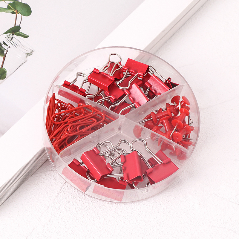 Set rohových klipov – plast a kov, model Yl79, balené v krabičke, značka Leaping Deer