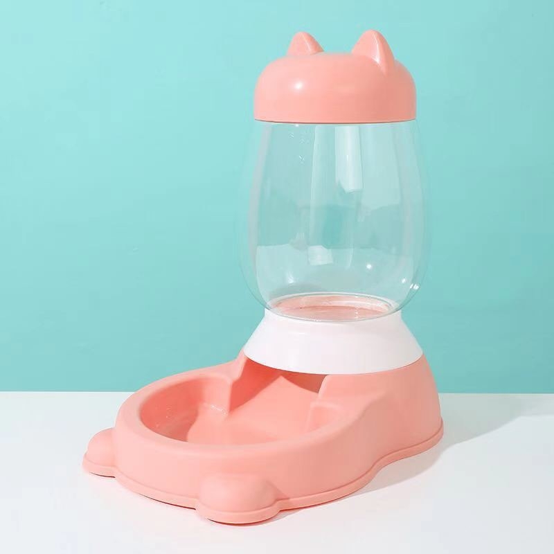 Αυτόματο δοχείο φαγητού και ποτίστρα για κατοικίδια (PP+PET), αντι-ανατροπή, μεγάλη χωρητικότητα, για γάτες και σκύλους