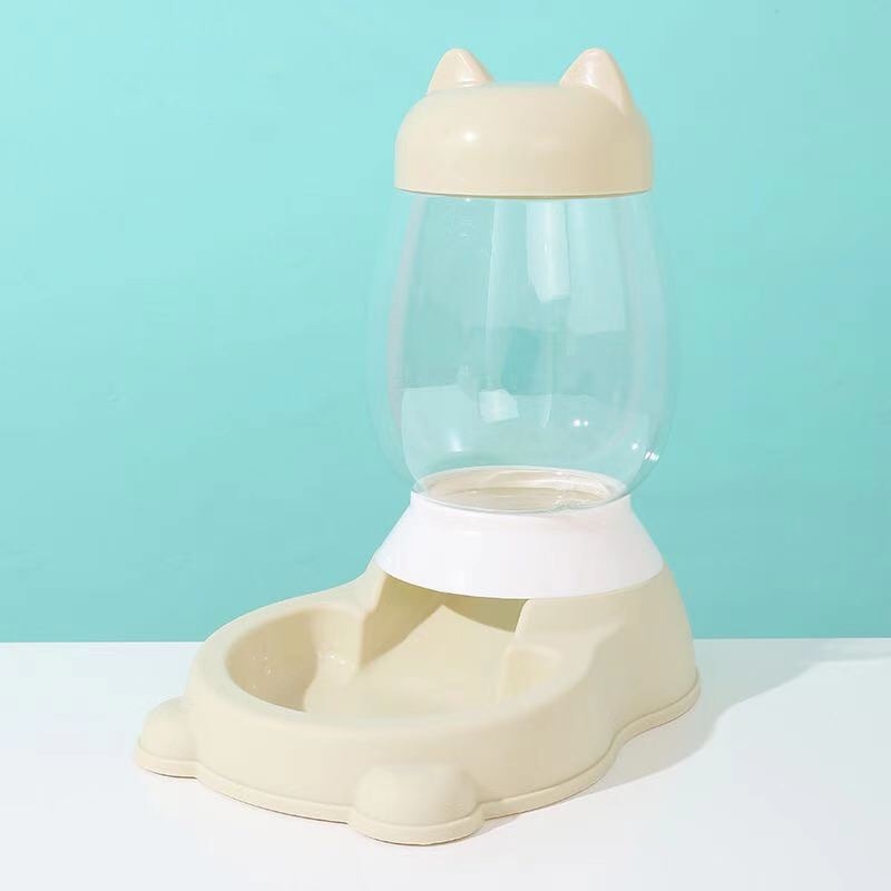 Αυτόματο δοχείο φαγητού και ποτίστρα για κατοικίδια (PP+PET), αντι-ανατροπή, μεγάλη χωρητικότητα, για γάτες και σκύλους