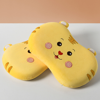 Jastuk od memorijske pjene za potporu vrata, za djecu, ovalnog oblika, visina jezgre 5–10 cm