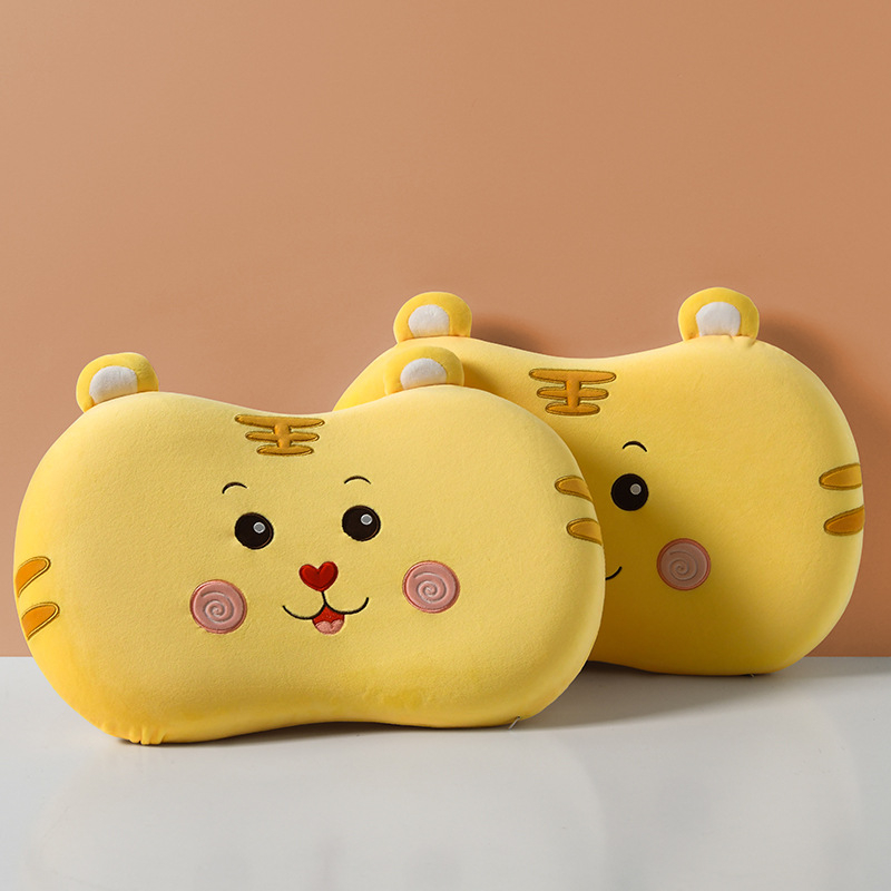 Jastuk od memorijske pjene za potporu vrata, za djecu, ovalnog oblika, visina jezgre 5–10 cm