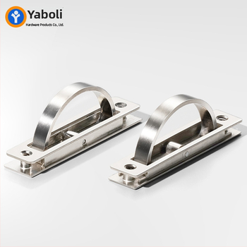 Tatami skrivena zakrivljena ručka za ormare i ladice, cinkog legura, lijevanje pod tlakom, moderan minimalistički stil