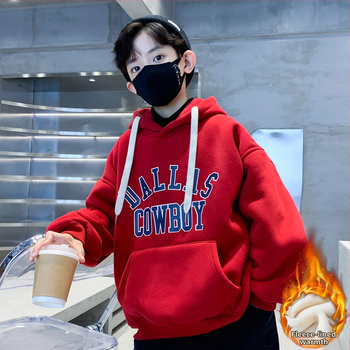 Huacan dječja duksa s kapuljom od pamuka, korejski stil, jesen-zima