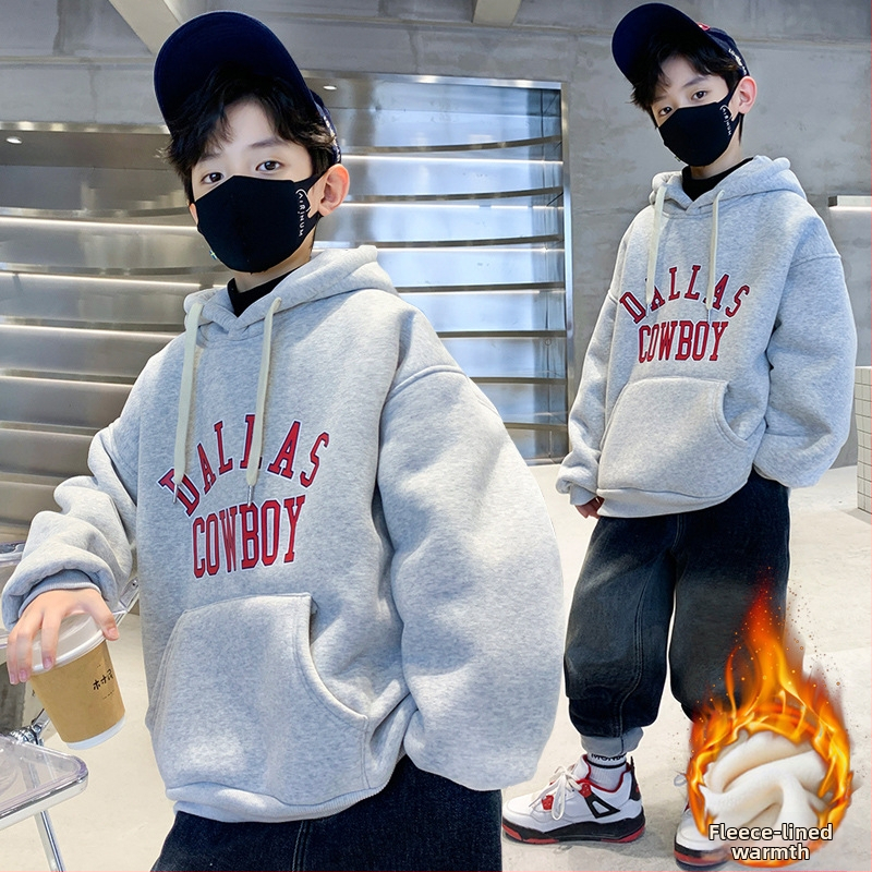 Huacan dječja duksa s kapuljom od pamuka, korejski stil, jesen-zima