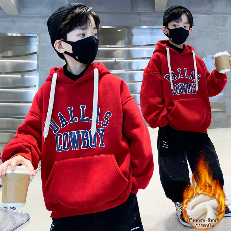 Huacan dječja duksa s kapuljom od pamuka, korejski stil, jesen-zima